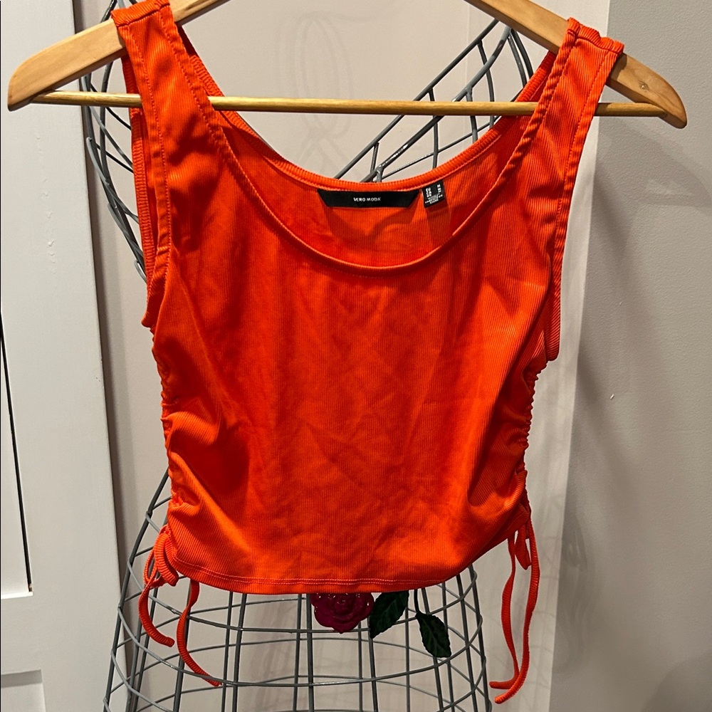Bright Orange Tank Top